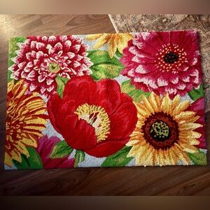 GRANDIN ROAD Floral‎ Multicolor Rug